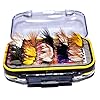 Double-Side-Waterproof-Pocketed-Fly-Box-Packed-with-100-Assorted-Dry-Flies-Fishing-Package