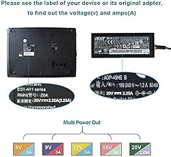 45W USB C Type C AC Adapter Laptop Charger Power