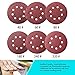 LEOBRO 72 PCS 5 Inch 8 Hole Hook and Loop Sandpaper Sanding Disc Sandpaper Sanding Sheets Assorted 40 60 80 180 240 320 Grits for Random Orbit Sander Shipping by FBA