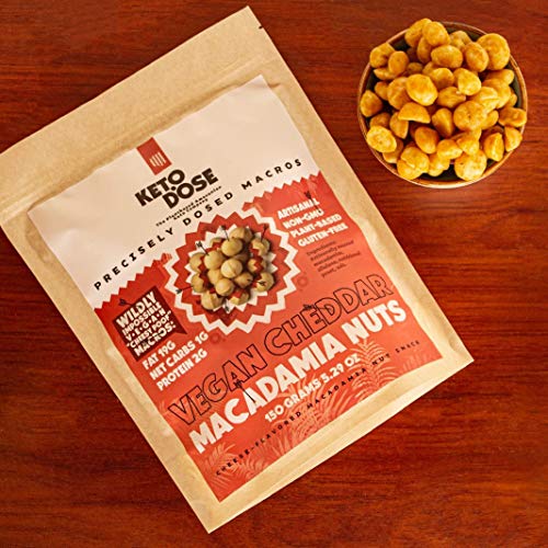 KetoDose Macadamia Nuts Cheddar Flavored Roasted Macadamia Nuts 1G