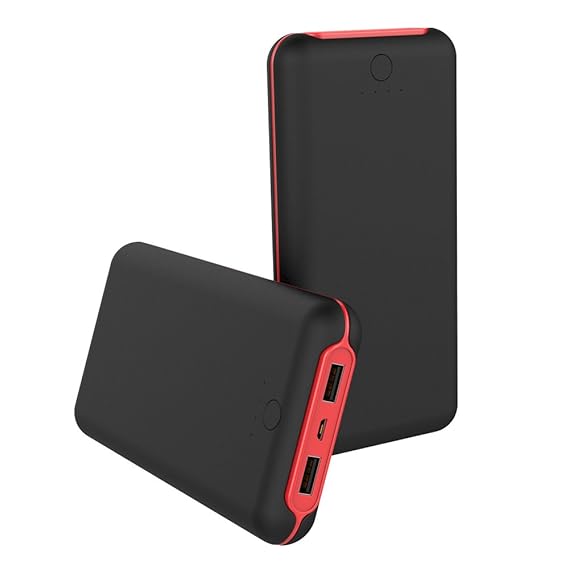 Powerbank 24000mAh Externe Akku Hohe Kapazität Power Bank 2 USB Ports 4 LED Power Indikator Ladegerät Handy Akkupack für Sams