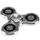 Fidget Spinner,Viyaabang Hand Spinner ,Tri-Spinner Fidget Toys for Adult and Kids -Perfect for ADD,ADHD,and Anxiety.（Silver）
