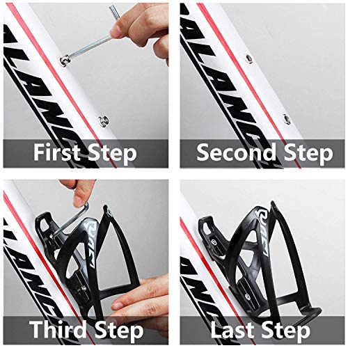 image for Pioneeryao Bike Water Bottle Cage Bicycle Water Bottle Holder Lightwei