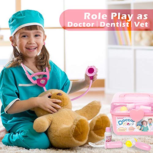 image for GAMZOO Doctor Kit for Girls and Boys-15 Pcs Medical Kit Pretend Play &