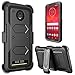 lovpec Moto Z3 Case, Moto Z3 Play Case, [Holster Series] Full Body Heavy Duty Rugged Shockproof Protective Case Cover with Kickstand and Belt Swivel Clip for Motorola Moto Z3 Play (Black)