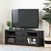 South Shore Fusion TV Stand with Drawers, Gray Oak,