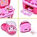 FUN LITTLE TOYS Play Kitchen for Kids, Pretend Kitchen Toy Set for Girls Toddlers Includes Stove, Juice Extractor, Toaster, Mini Fan with Light and Sound 6 Batteries Included