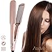 AsaVea Professional Ceramic Hair straightener,Flat Iron with Advanced Infrared Technology Cause Less Damage, Heats Fully In 90 Seconds, Shuts Off Automatically, Styles Your Hair With No Burning