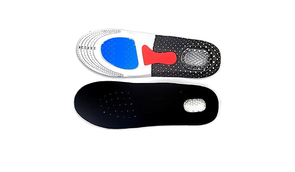 HATCHMATIC Hombres Mujeres Gel Plantillas ortopÃ©dicas ayuda de arco ortopÃ© dicos Pad ORT zapato ORT EjecuciÃ³n de la plantilla del zapato Pies  Insertar cuidado de los pies: Negro, 45 : Amazon.es: Zapatos y