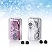 Earbud Headphones, Costyle 2-Pack Nylon Braided Tangle Free Noise Isolating Earphones headphones with Microphone Control Remote Button for iPhone, Samsung, Sony, Nokia(White+Pink)