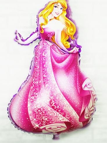 Jolly Jon Disney Princess Birthday Party Balloons - 5 XL Super Shape Decorations - Giant Size Belle  - //coolthings.us