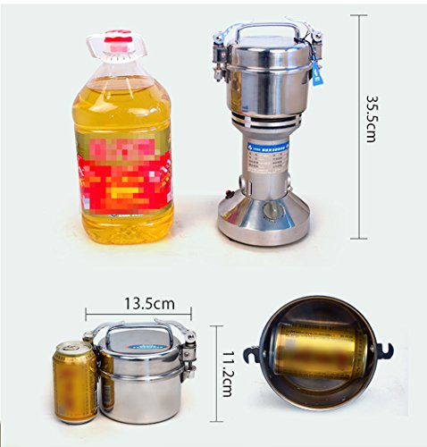 NEWTRY 300g Electric Stainless Steel Pulverizer Blender Herb Mixer Household Food Mill Grain Coffee Grinder Superfine For Chinese Medicinal Materials Spice Flavoring 110V/220V