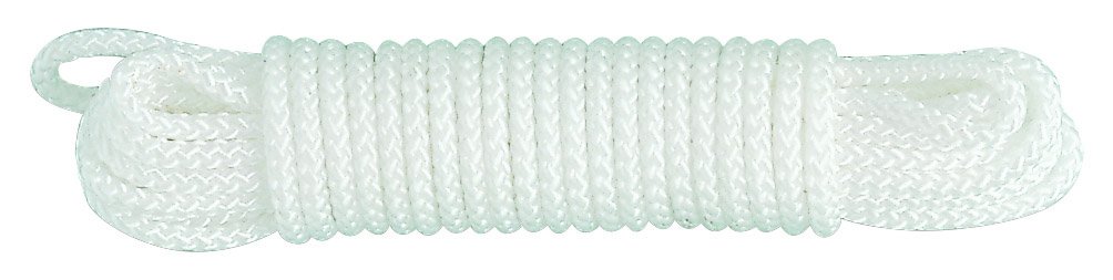 Chapuis DR2 Polypropylene Braided Rope, White, 10 mm