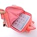 Gloveleya Kid's Angela Girl Cartoon Plush Backpack School Shoulder Bags Pink 10'' for Kids Under 5 Years Old