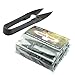UCEC Thread Scissors, U Sewing Clipper, Golden Eagle Scissors, Beading Thread Cutter for Trimming Threads, Stitch, DIY Supplies and Embroidery Thrum Yarn - 12 Pack, Black