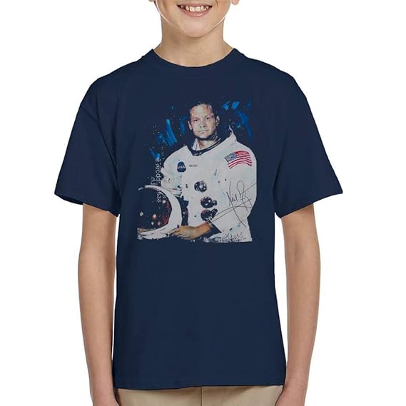 Sidney Maurer Original Portrait Of Neil Armstrong Space Suit Kid S
