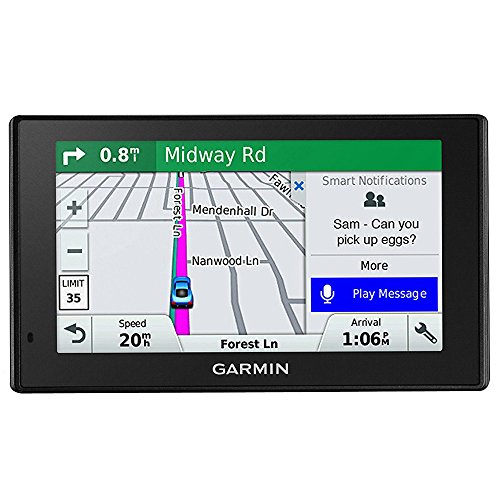Garmin DriveSmart 51 NA LMT-S Advanced Navigation with Smart Features (010-01680-02) 16GB Micro SD Memory Card, 1 Piece Micro Fiber Cloth & 5 inch Universal GPS Navigation Protect and Stow Case