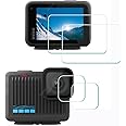 Screen Protector for GoPro Hero 4K Compact Camera + lens protector [2+2 Pack], ULBTER 9H Hardness Tempered Glass,Anti-Scrach 