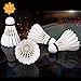 ZHENAN 12-Pack Advanced Goose Feather Badminton Shuttlecocks with Great Stability and Durability,Indoor Outdoor Sports Hight Speed Training Badminton Birdies Balls