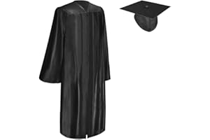 Endea Graduation Shiny Cap and Gown