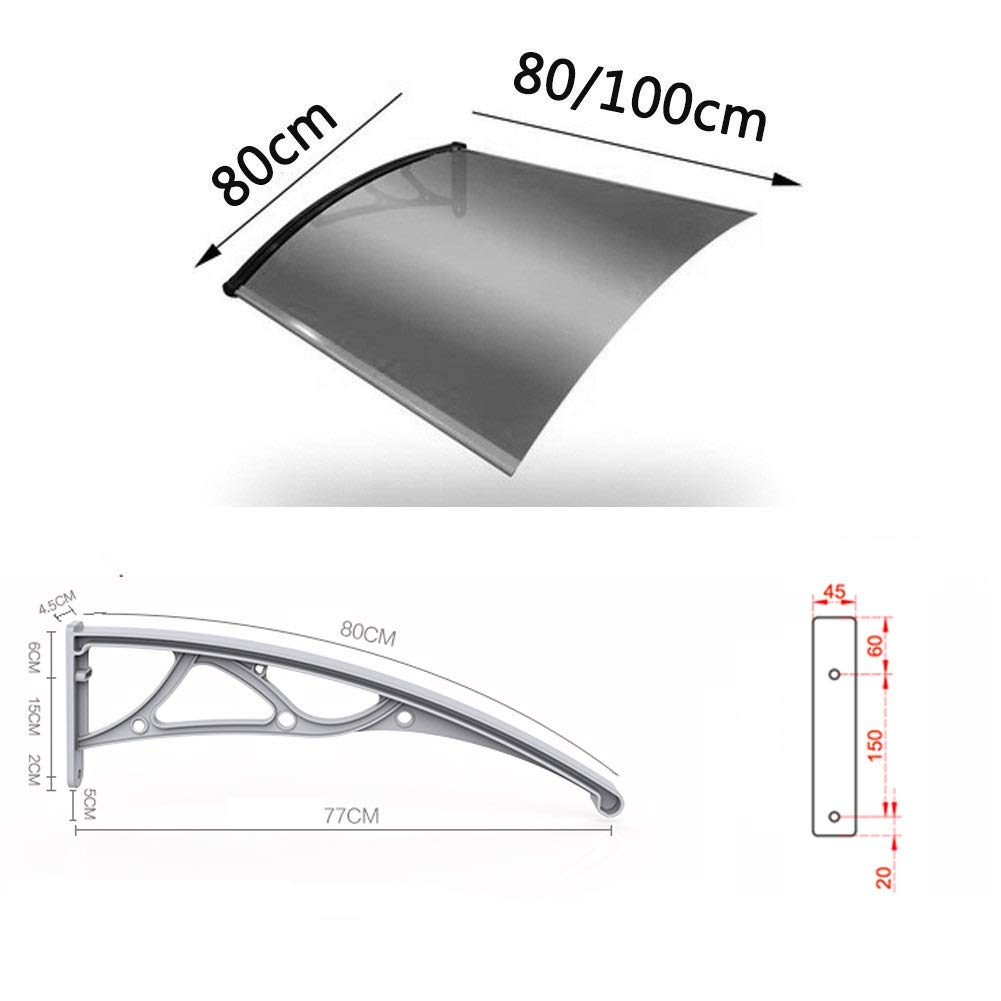 Toldos Bricolaje y herramientas Color : Black Bracket, Size : 60cmx60cm