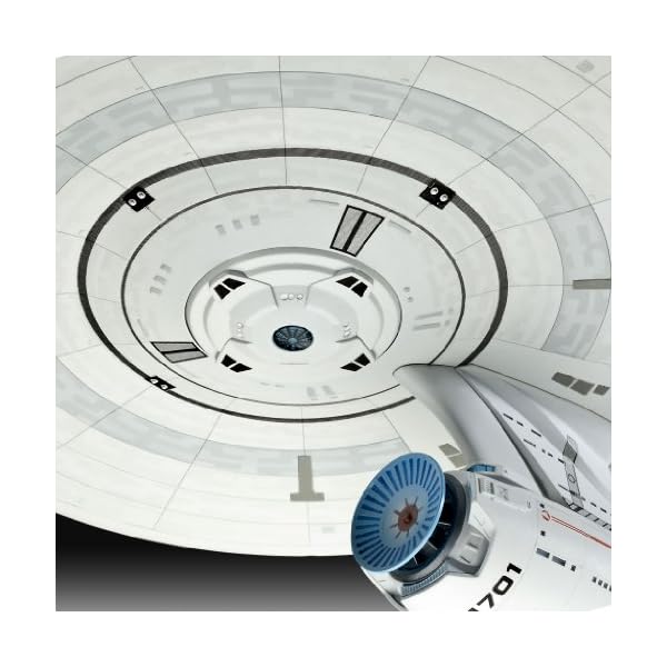 Revell Modellbausatz Star Trek - U.S.S. Enterprise NCC-1701 im MaÃstab 1:500, Star Trek Into Darkness, Level 4, originalgetreue Nachbildung mit vielen Details - 04882, 0.3888888888888889 – Bild 5