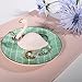 WANYA Ceramic Flamingo Ring Holder Dish, Jewelry Organizer, Tropical Design
