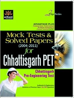 Chhattishgarh PET Entrance Exam: Editorial Compilation: 9788189939809