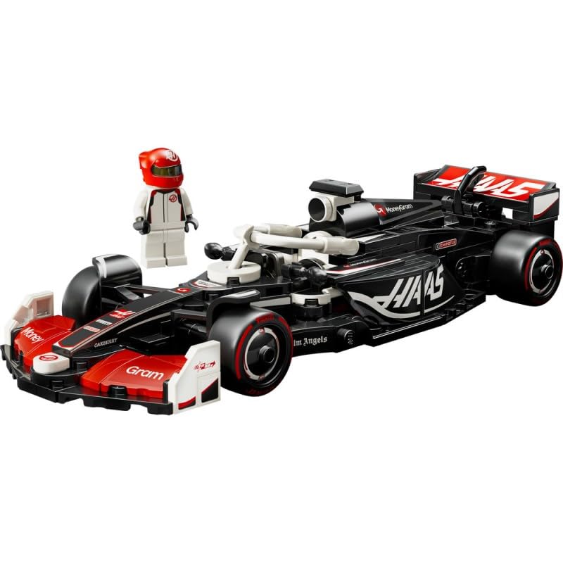 LEGO Speed Champions MoneyGram Haas F1 Team VF-24 Rennauto - Spielzeug mit Formel 1 Minifigur zum Sammeln - Modell und Geschenk für Jungen & Mädchen ab 10 Jahren und Erwachsene Motorsport Fans 77250 4