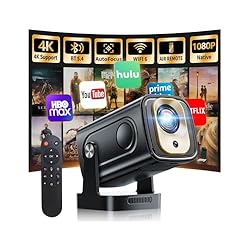 Mini Projector with WIFI 6 and Bluetooth