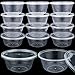 Augshy 50 Pack 8oz Slime Containers with Lids,Clear Slime Storage Cases