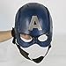 Captain America 3 Mask Steven Rogers PVC Mask Adult Halloween Cosplay Helmet, one size,