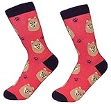 Pomeranian Dog Breed Socks Unisex Sock Daddy by E&S Pets