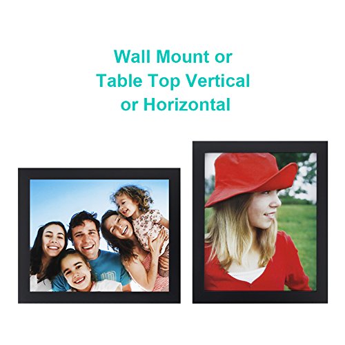 image for RPJC 8x10 Picture Frames Made of Solid Wood High Definition Glass for 