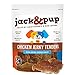 Jack&Pup Premium Natural Real Chicken Jerky Dog Treat Chews (8 Oz. Pack) – Delicious Fresh Extra-Lean Tender Chicken Jerky for Dogs –No Fillers or Additives; Only Real Natural Chicken Breast Tenders