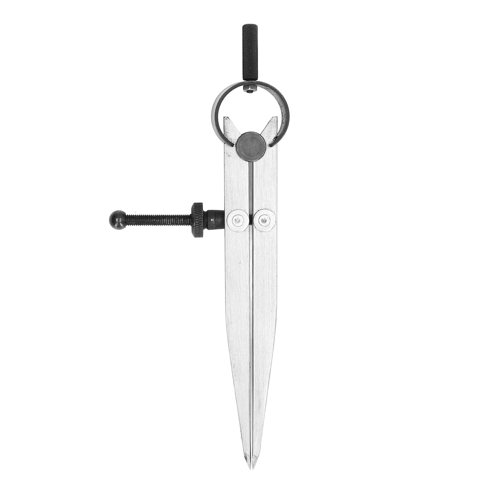 VGEBY Wing Divider Adjustable Divider Calipers with Spring Nut for Leather Scribing and Marking (125mm) - Stainless Steel, Plastic