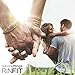 Rinfit Silicone Rings for Men - Silicone Wedding Bands Sets for Him - 4Love Collection Rubber Wedding Rings - Patented Design - SetT, Size 8