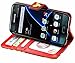 Galaxy S7 Case Wallet, DURARMOR® Wonder Woman Premium PU Leather Folio Wallet with ID, Credit Card, Cash Slots Flip Stand Wrist Strap Cover Protector Carrying Case for Samsung Galaxy S7