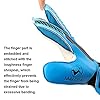 Villavivi-2-Articulos-De-Portero-Guantes-De-Portero-De-Futbol-con-Protectores-para-Dedos-Calcetines-De-Futbol-para-Ninos-Ninos