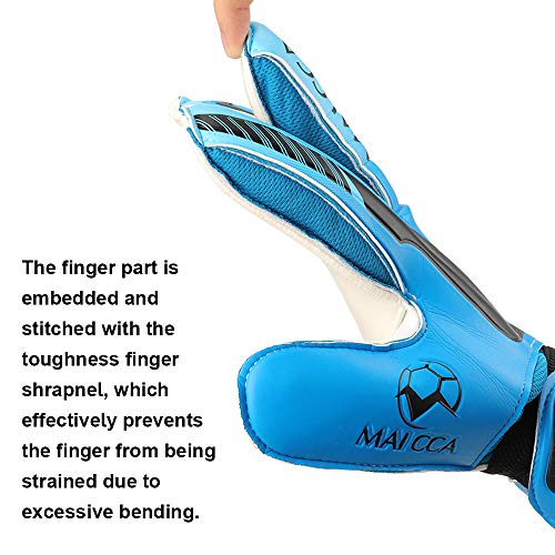 Villavivi-2-Articulos-De-Portero-Guantes-De-Portero-De-Futbol-con-Protectores-para-Dedos-Calcetines-De-Futbol-para-Ninos-Ninos