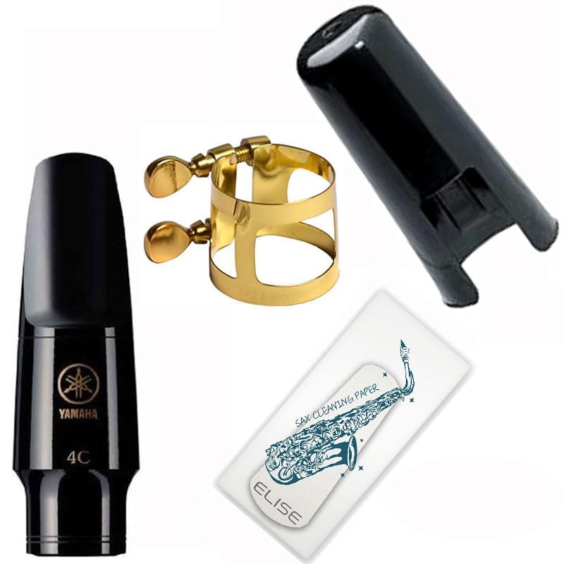 YAMAHA AS-4C アルトサックス用 マウスピース リガチャー キャップセット ≪サックスクリーニングペーパー付き≫≫商品画像