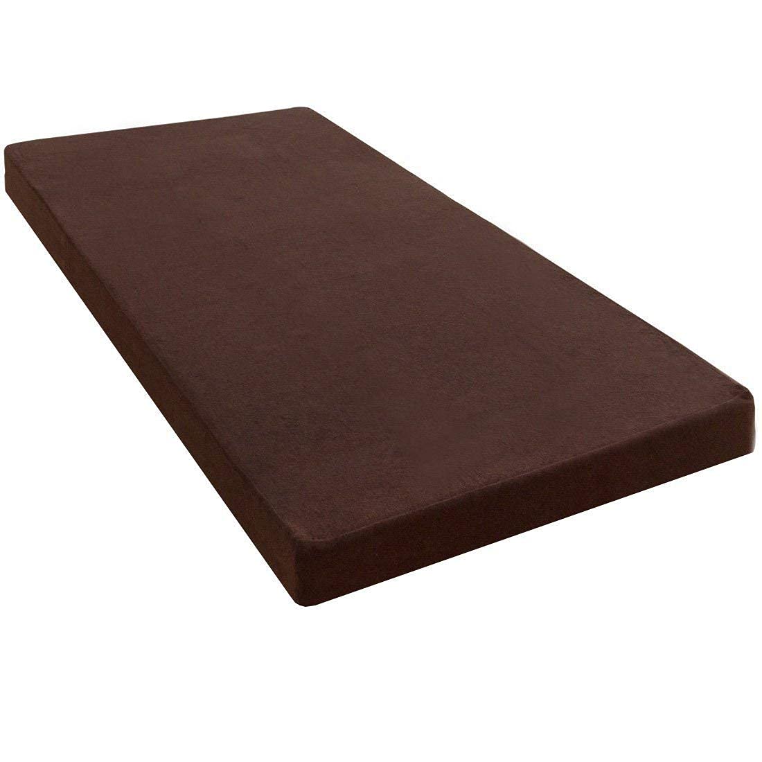 タンスのゲン マットレス シングル 厚さ10cm 「純」高反発 高密度30D 硬さ210N 洗える カバー付き 高反発マットレス パイル ブラウン 13810016 02 (61221)商品画像