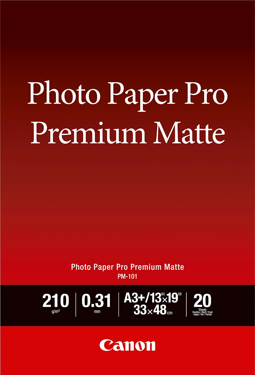 Canon Pro Premium PM-101 - Smooth Matte Photo Paper - 20 Sheet(s)