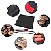 Grill Mat,Nuoe Set of 5 Non-stick BBQ Grill Mat With Stainless Steel Silicone Kitchen Tongs and Silicone Brush, FDA-Approved, PFOA Free-15.75x13 inch