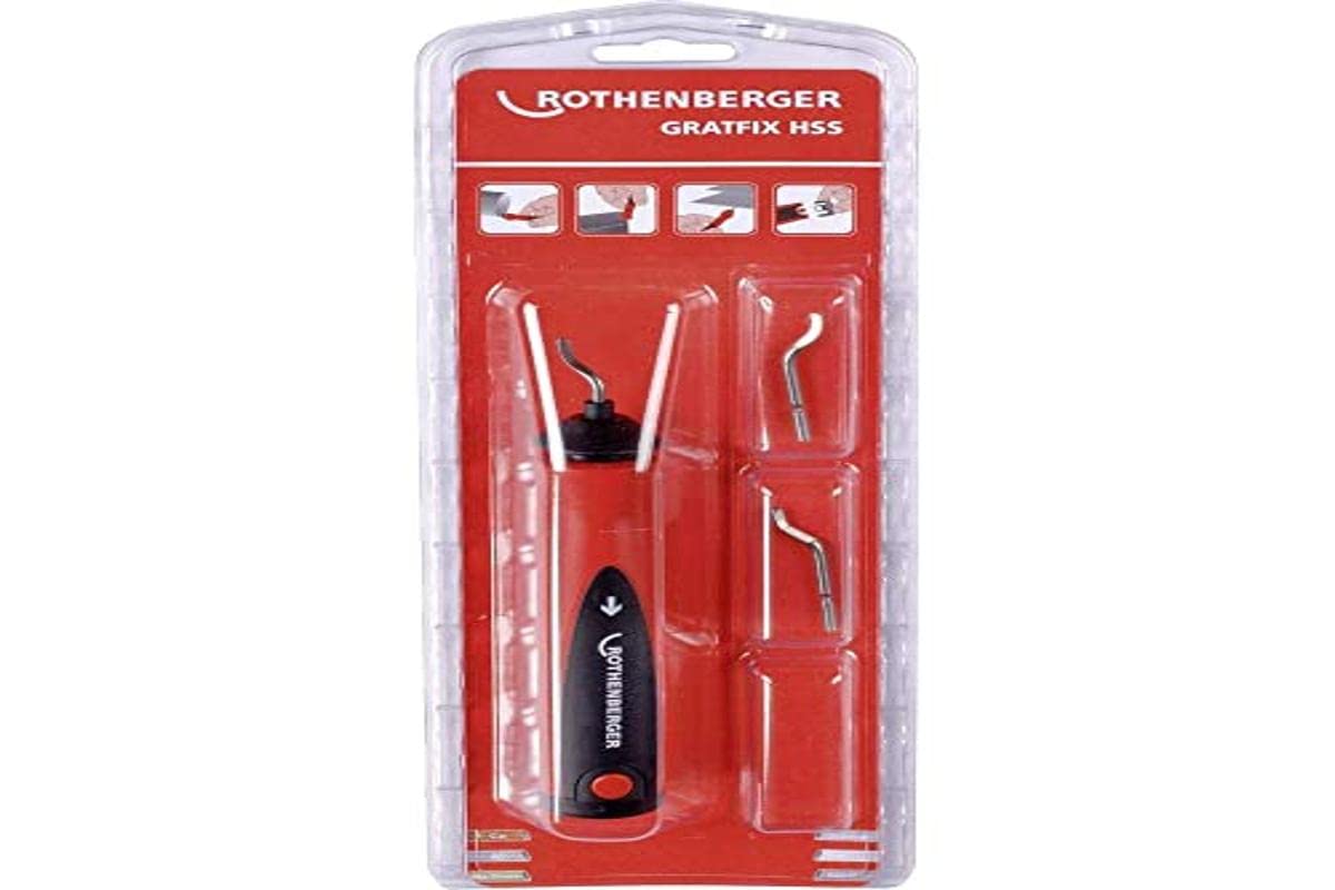 Rothenberger 21651 Gratfix deburrer with deburring Blades Number 1/2/3, Pack of 1