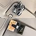 PLUSLOR Double Sunglass Holder for Car, 2 Pack Visor Sunglasses Clip for Car with Microfiber Cleaning Cloth & Storage Pouch