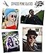 ZOGEEN Polarized Steampunk Round Sunglasses for Men Women Mirrored Lens Metal Frame S2671 (Black)