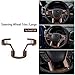 Voodonala Wood Grain Steering Wheel Decorative Trim Car Steering Wheel Cover for 2015 2016 2017 2018 2019 2020 Ford F150 F250 F350 Super Duty