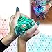 Upgraded Led Anti Stress Ball - Squishy Light up Ball - Anti Stress Toys - Toys for Kids - Mesh Stress Ball - Grape Ball - DNA Ball - Slime Stress Ball - ADHD Fidget Toys - Net Stress Squishy Ball.