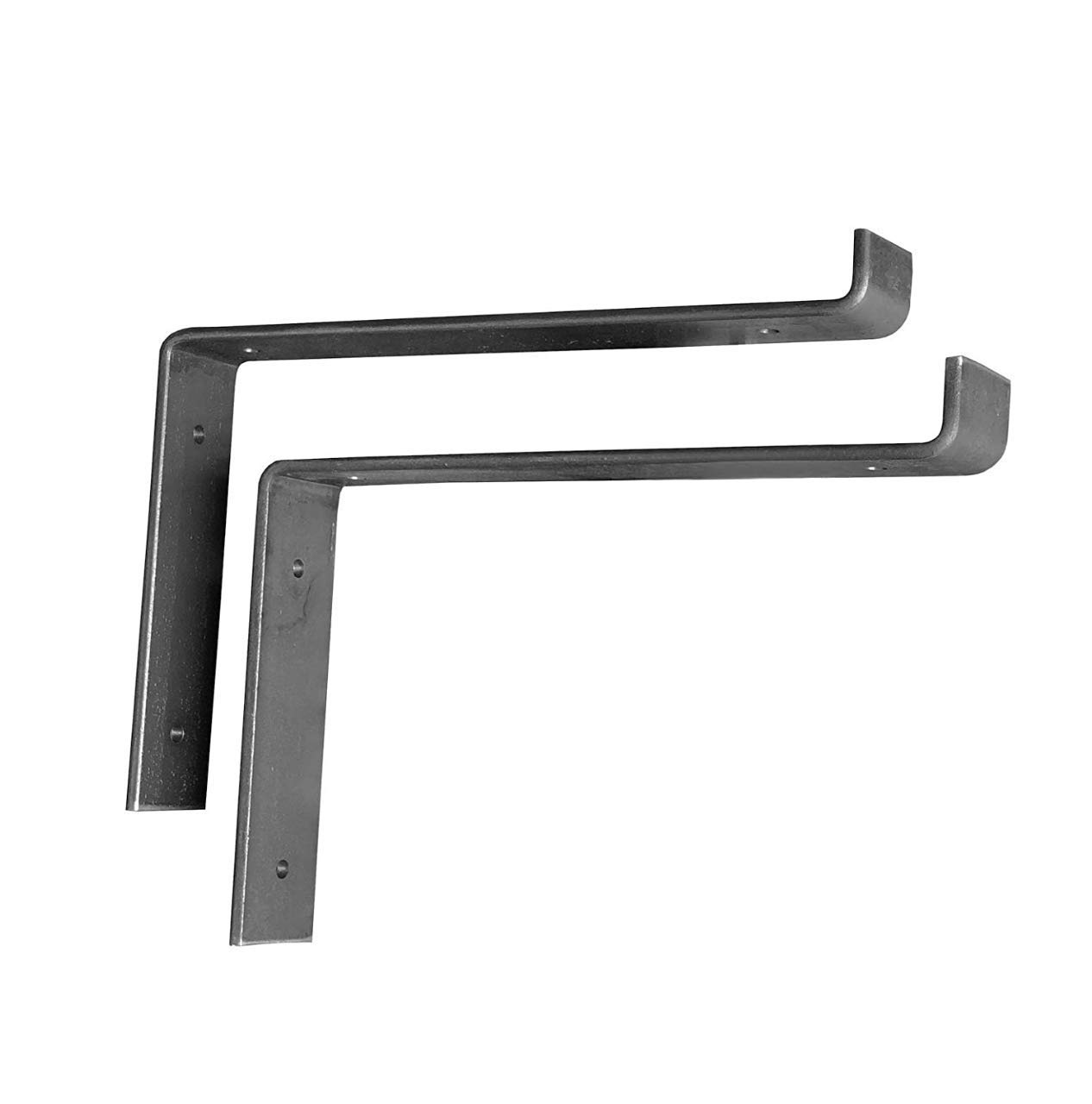2 Pack 9.25"L x 6"H Lip Shelf Bracket, Iron Shelf
